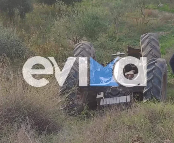 Τραγωδία στην Εύβοια Αγρότης καταπλακώθηκε από το τρακτέρ του.webp.webp.webp