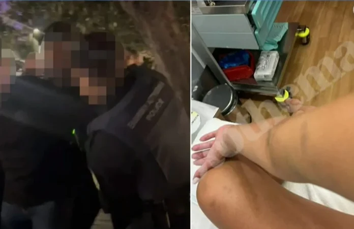 Η στιγμή που συλλαμβάνεται ο 48χρονος εφοπλιστής για το ξυλοδαρμό.webp.webp.webp