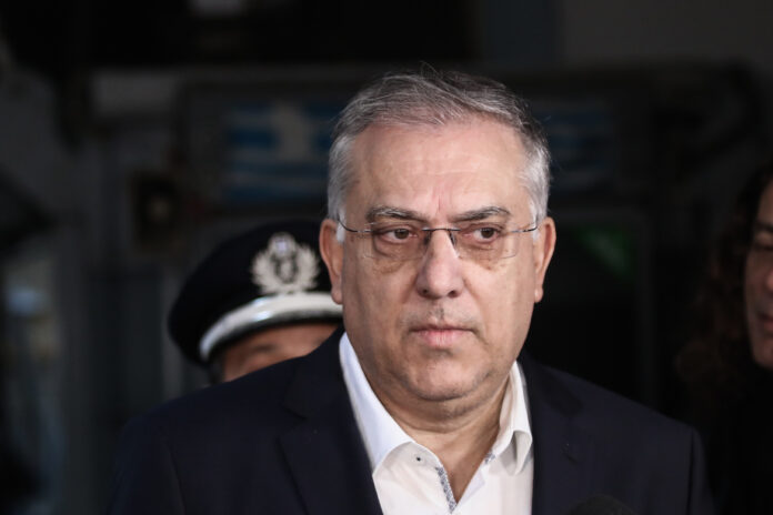 ΕΠΙΣΚΕΨΗ ΤΟΥ ΥΠ. ΠΡΟΣΤΑΣΙΑΣ ΤΟΥ ΠΟΛΙΤΗ ΤΑΚΗ ΘΕΟΔΩΡΙΚΑΚΟΥ ΣΤΟ Α.Τ. ΟΜΟΝΟΙΑΣ (ΓΙΑΝΝΗΣ ΠΑΝΑΓΟΠΟΥΛΟΣ/eurokinissi)